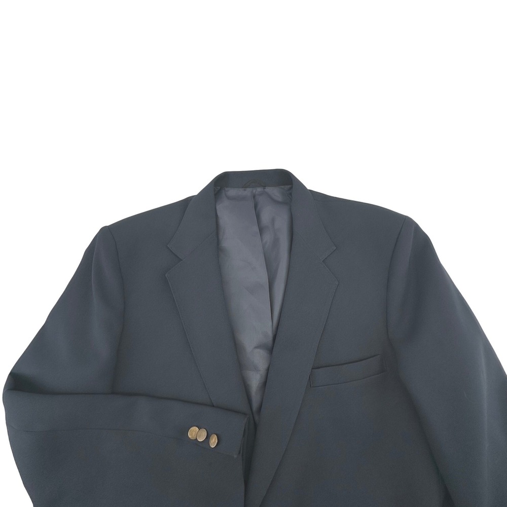 Levi's Action Suit Blazer Mens 46R Navy Blue Sta-Prest Vintage Retro 70's